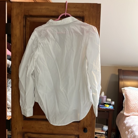 Old Navy white button down shirt - Picture 3 of 5